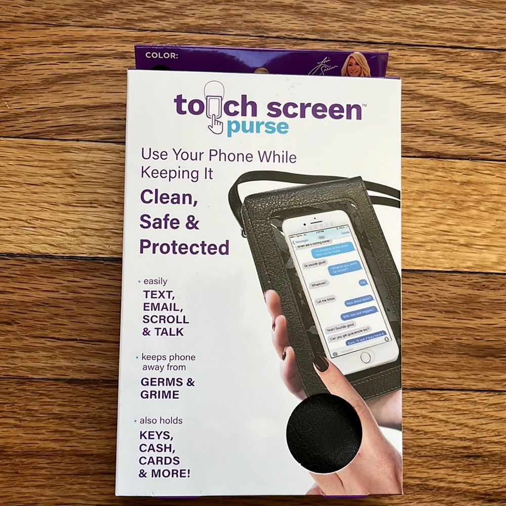 Brand new never opened in box - touch screen purse